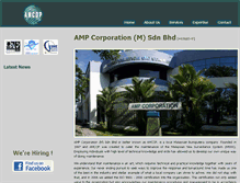 Tablet Screenshot of amcop.com.my
